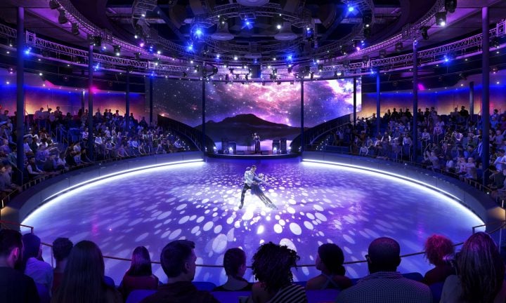 Symphony of the Seas ice skating show