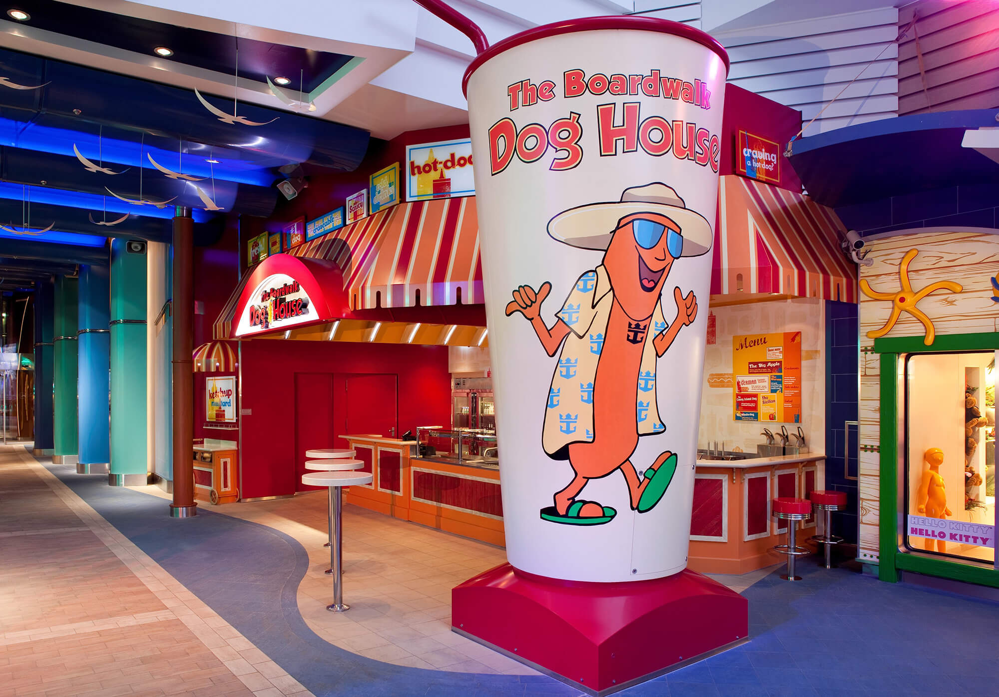 Dog House on The Boardwalk on Royal Caribbean