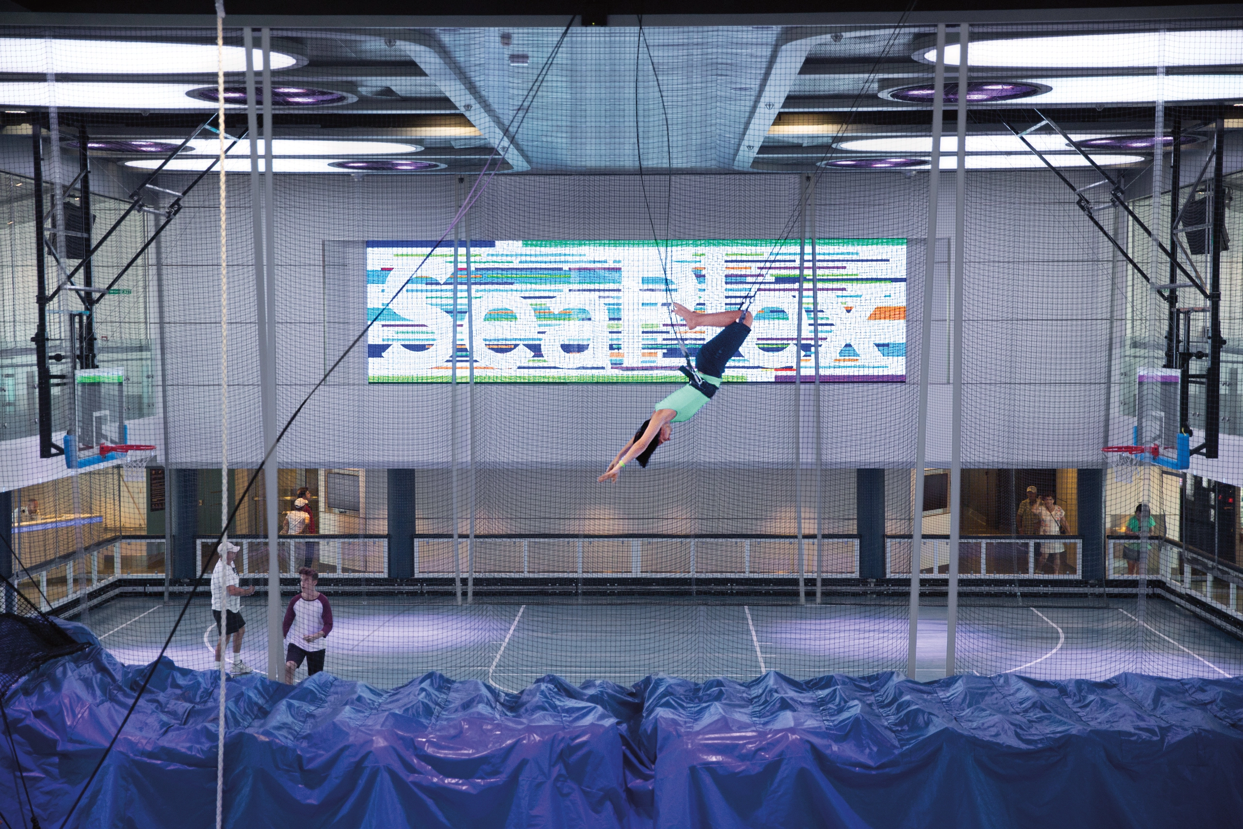 Odyssey of the Seas trapeze school