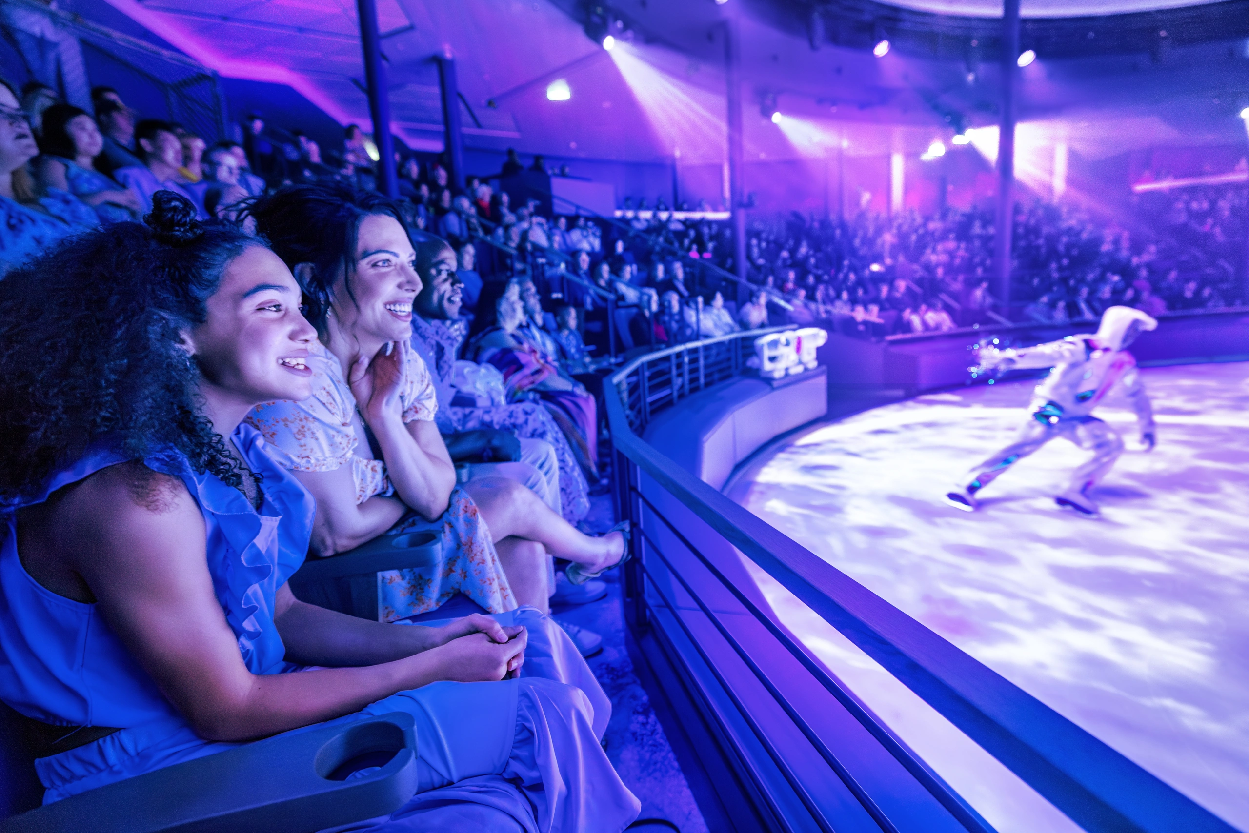 Ice skating show on Royal Caribbean