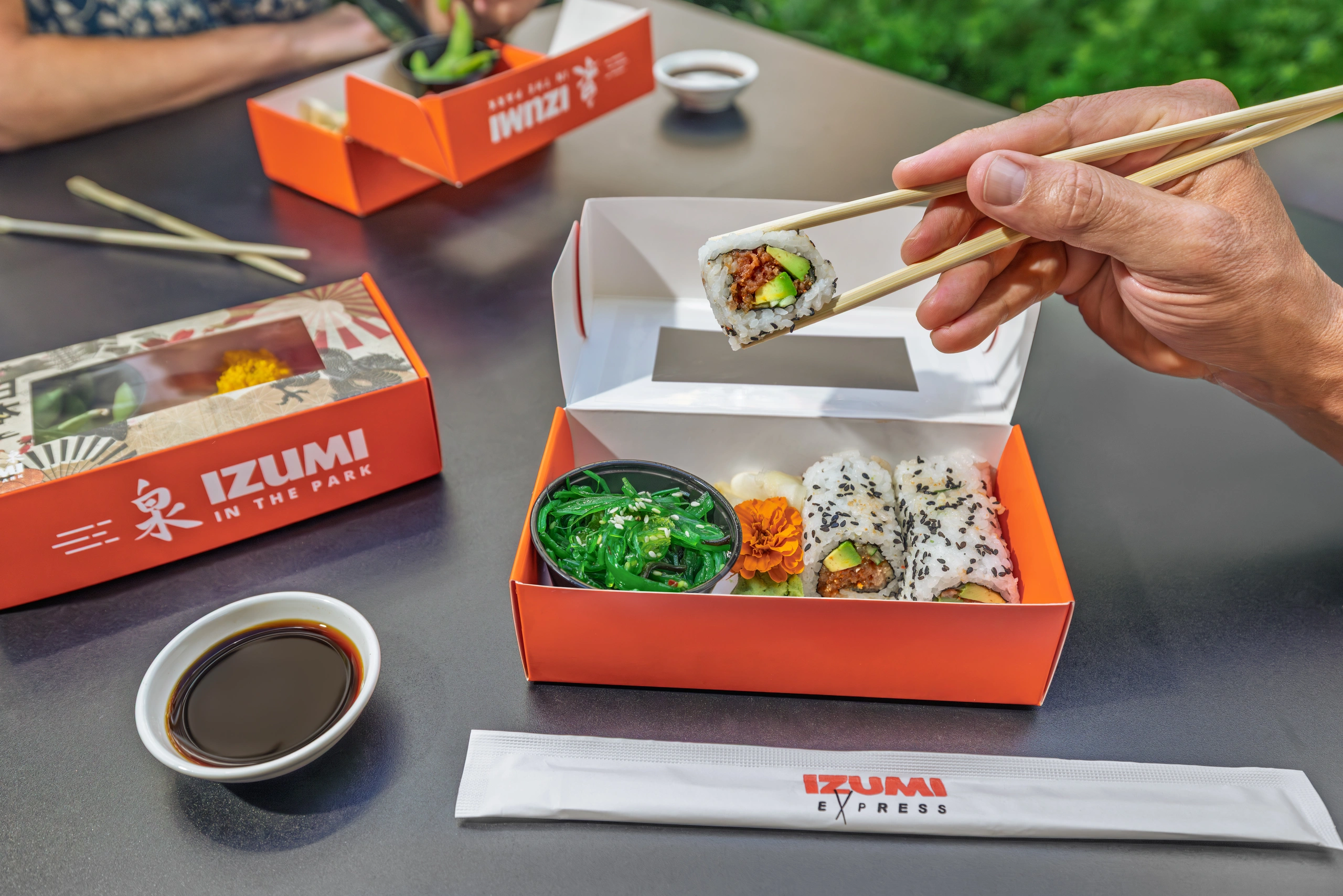 Sushi from Izumi in the Park