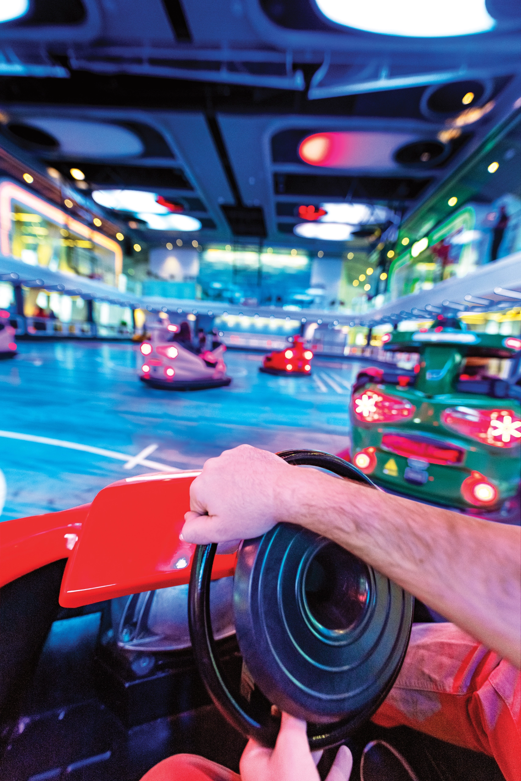 Odyssey of the Seas bumper cars