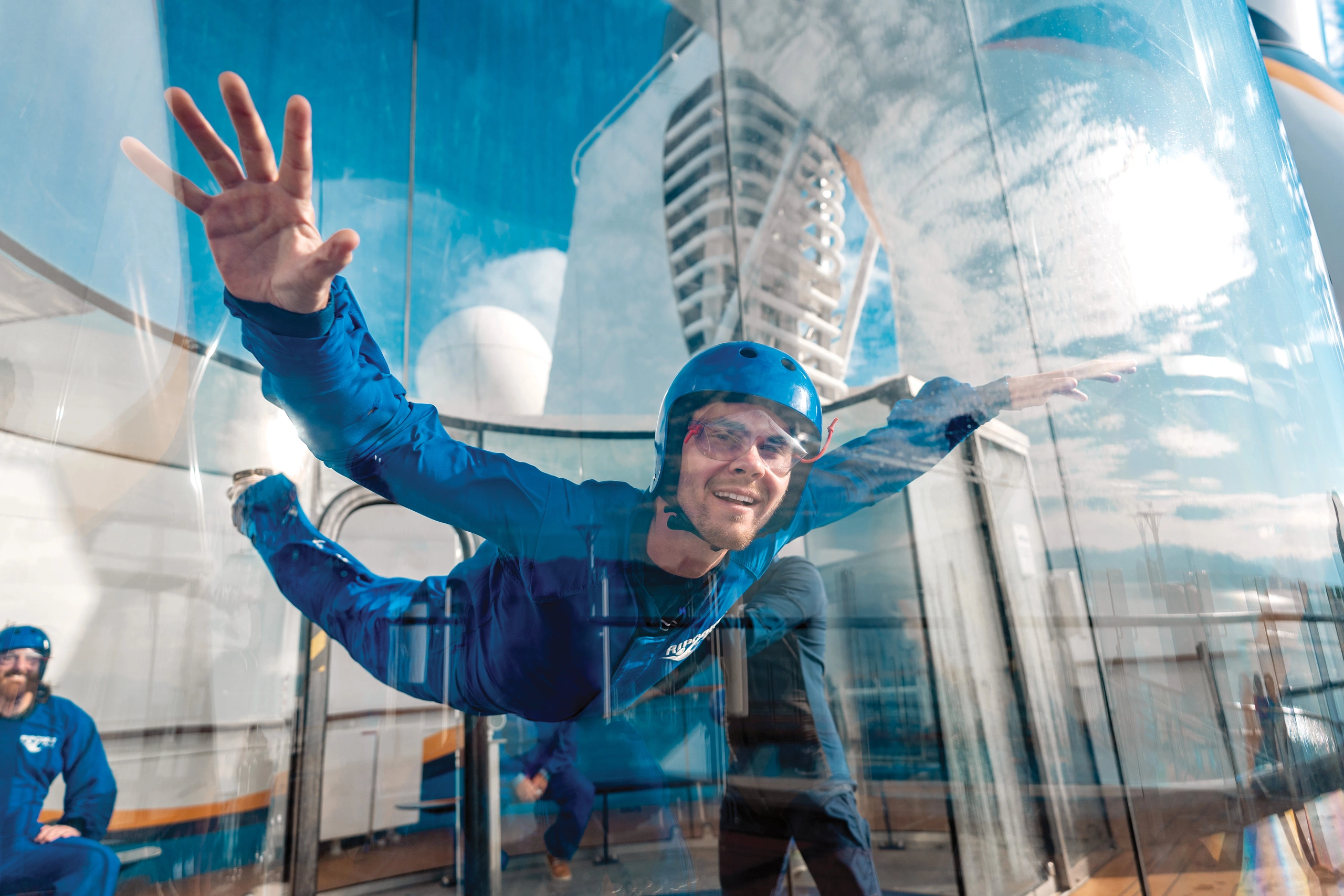 Odyssey of the Seas indoor skydiving