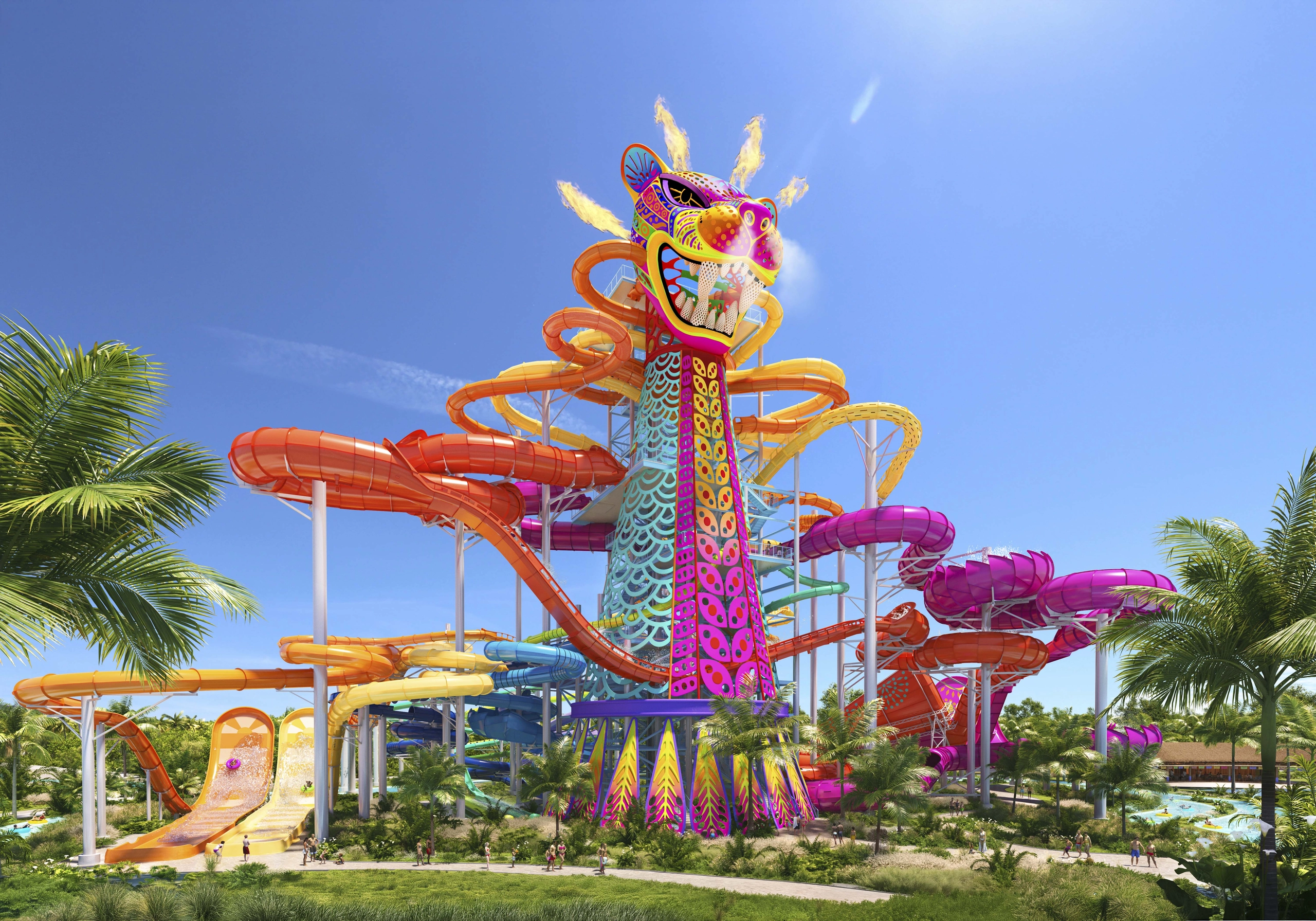 Perfect Day Mexico water slides Royal Caribbean