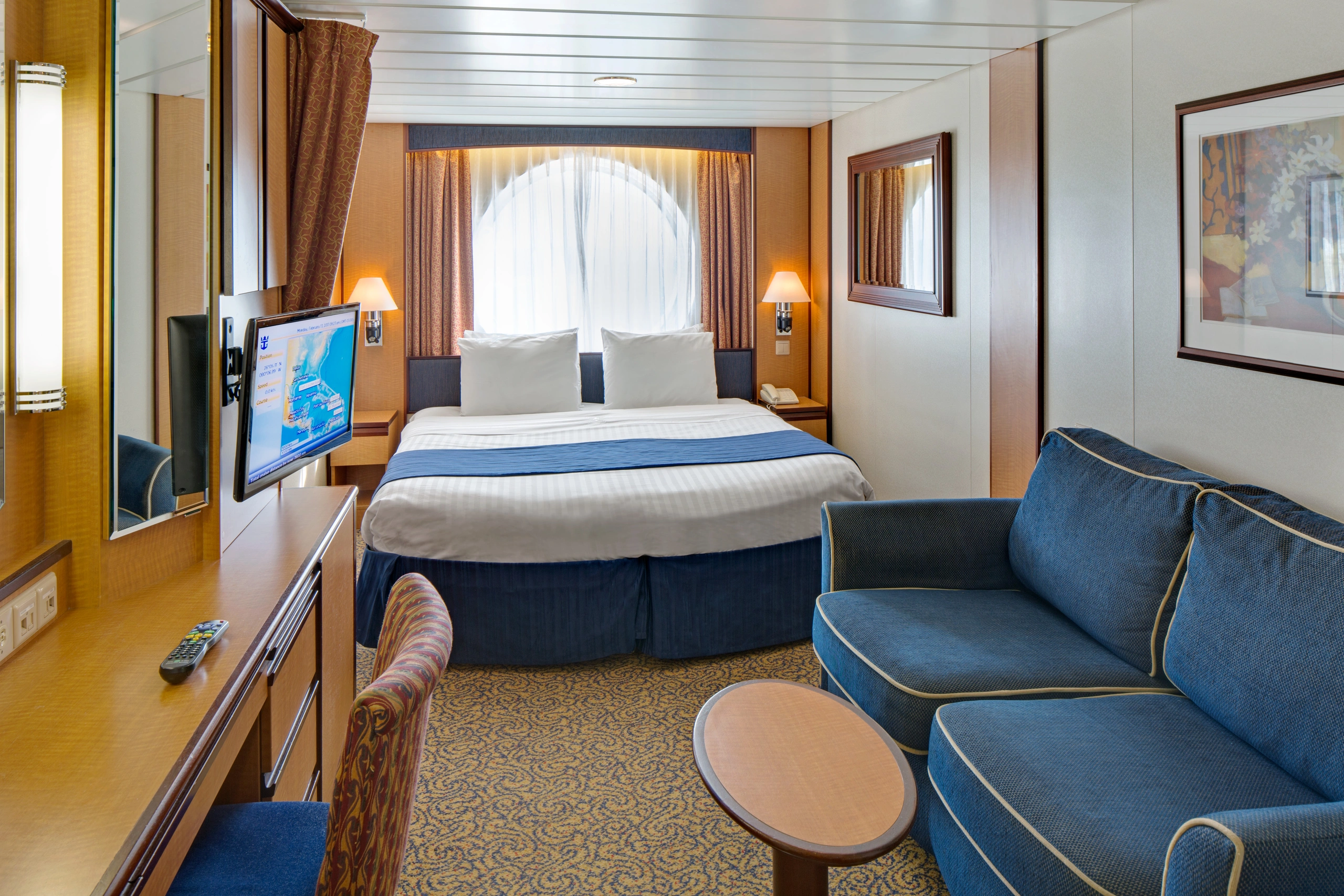 SR, Serenade of the Seas, Large Ocean View Stateroom Cat. H - Room #7512 Deck 7 Forward Starboard