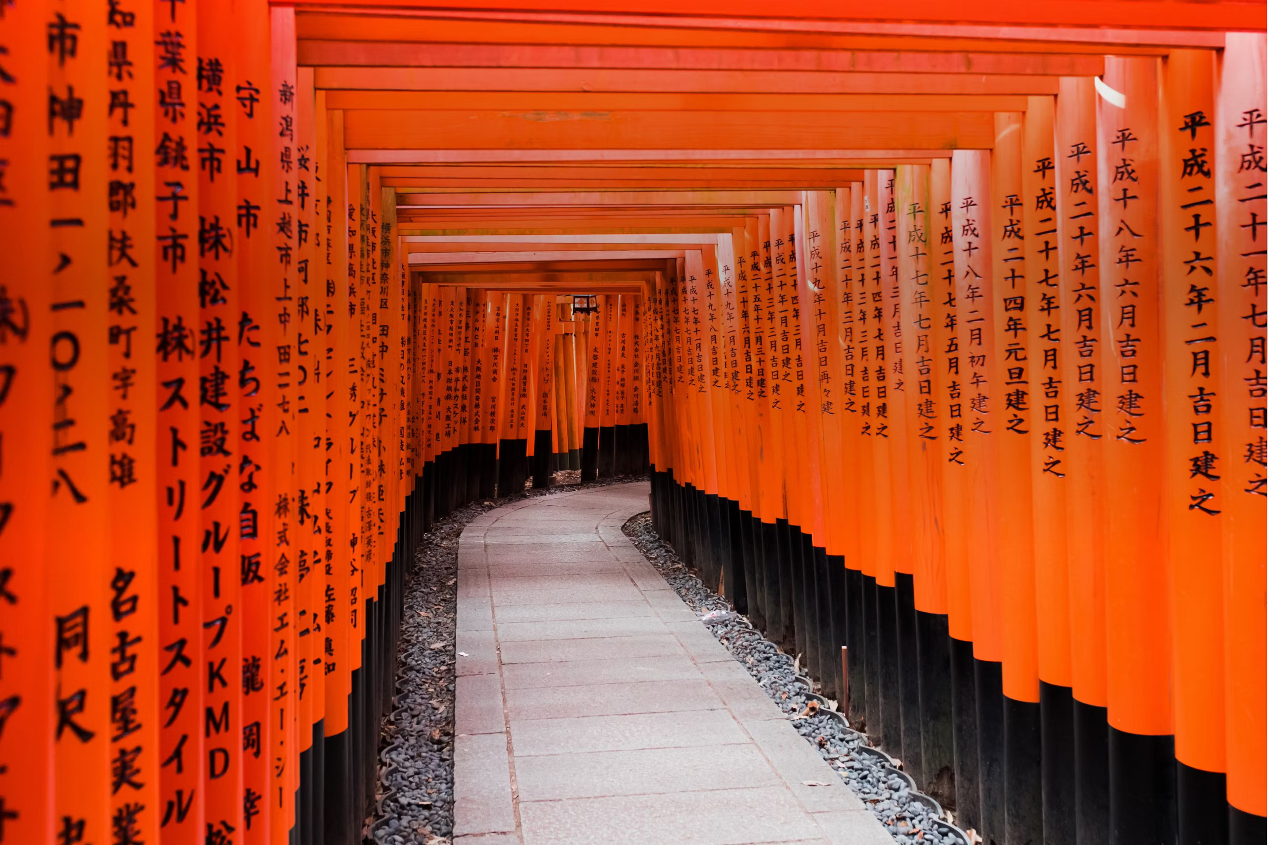 Asia Kyoto orange path
