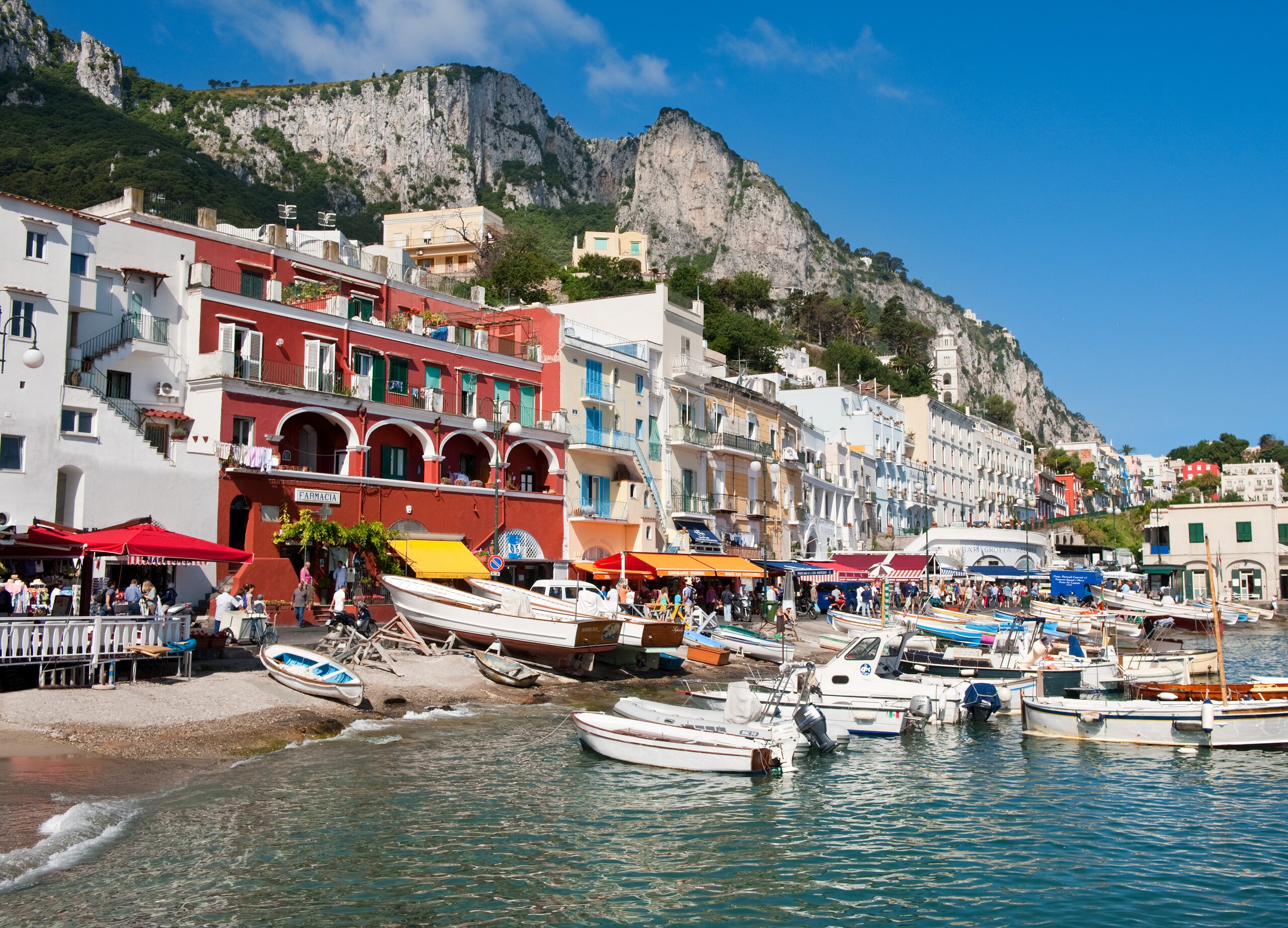 Capri view from water