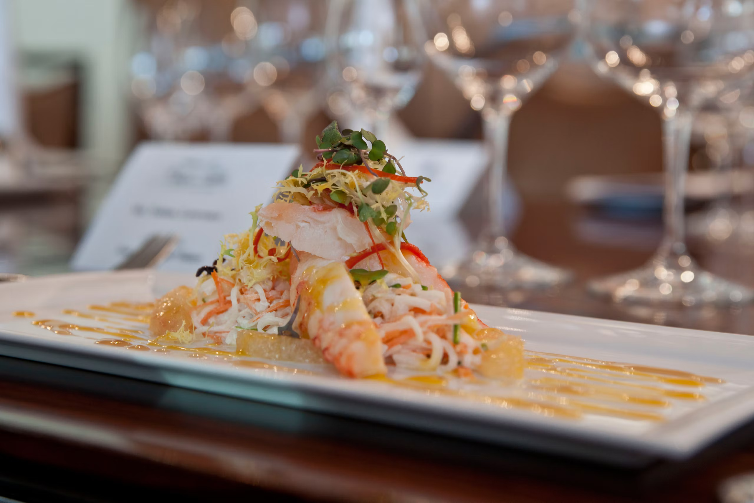 Chefs table food dish