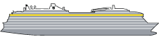 Spectrum of the Seas profile view of deck level 13