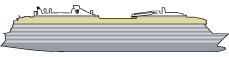 Spectrum of the Seas profile view of deck level 14