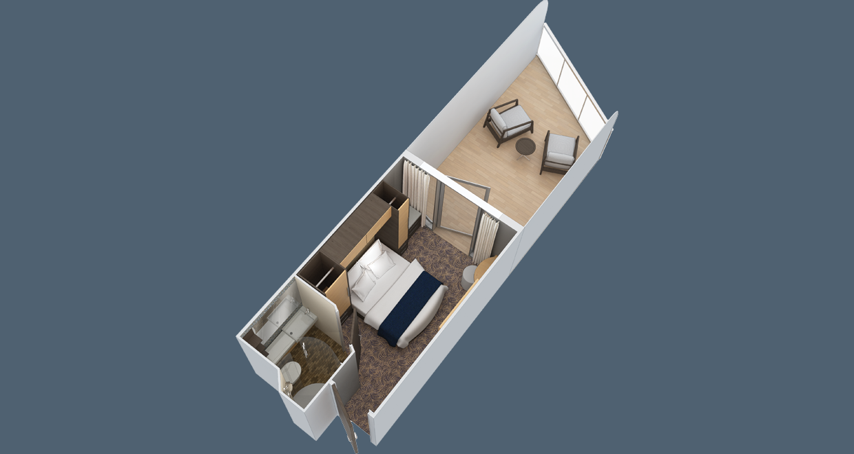 Studio Balcony: Quantum Class layout