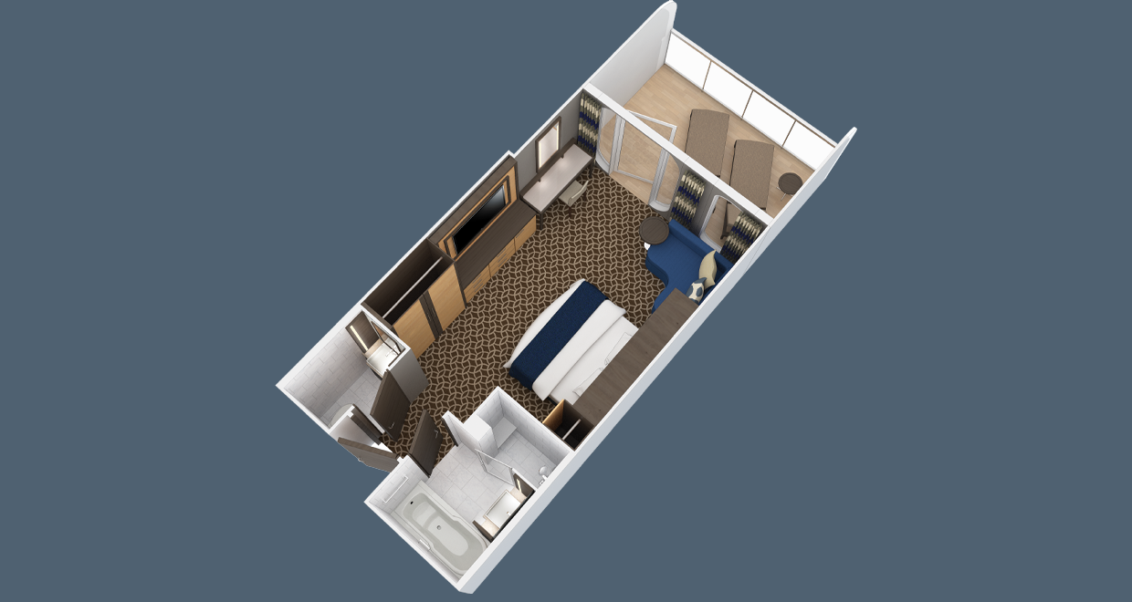 Spa Junior Suite: Quantum Class layout
