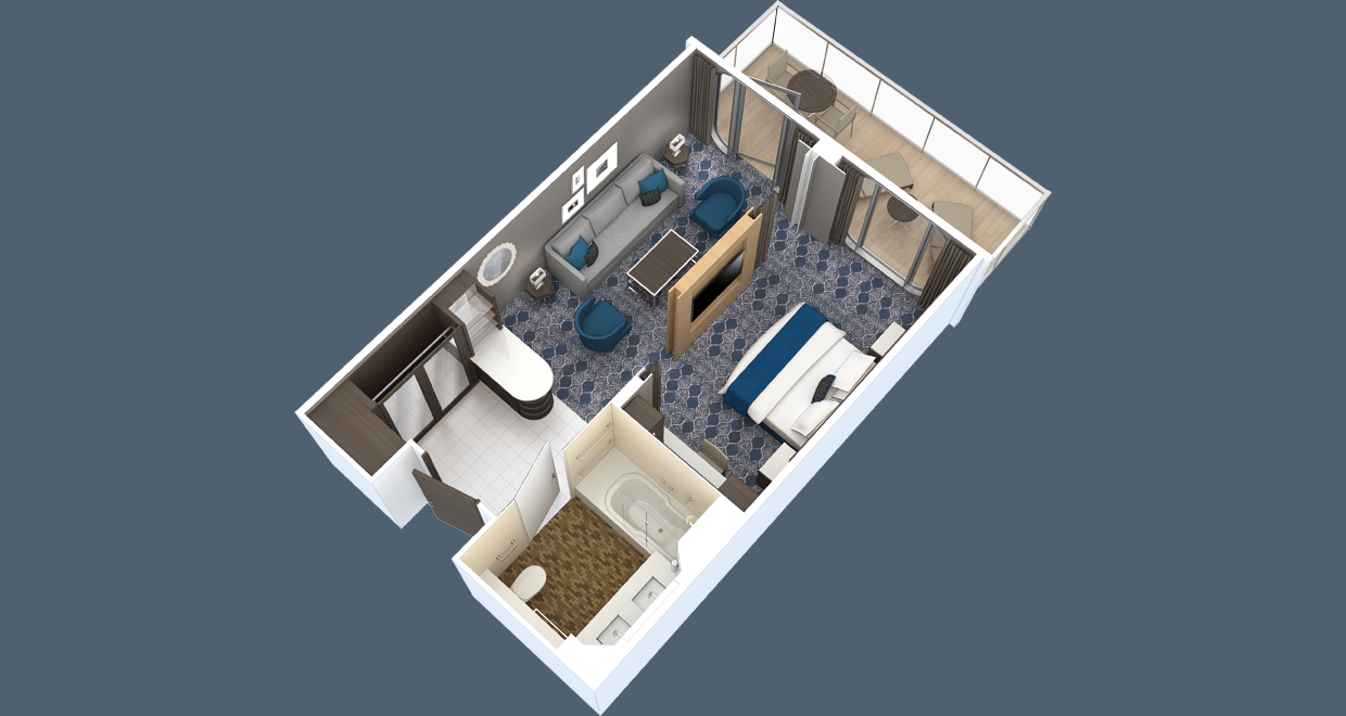 Grand Suite: Oasis Class layout