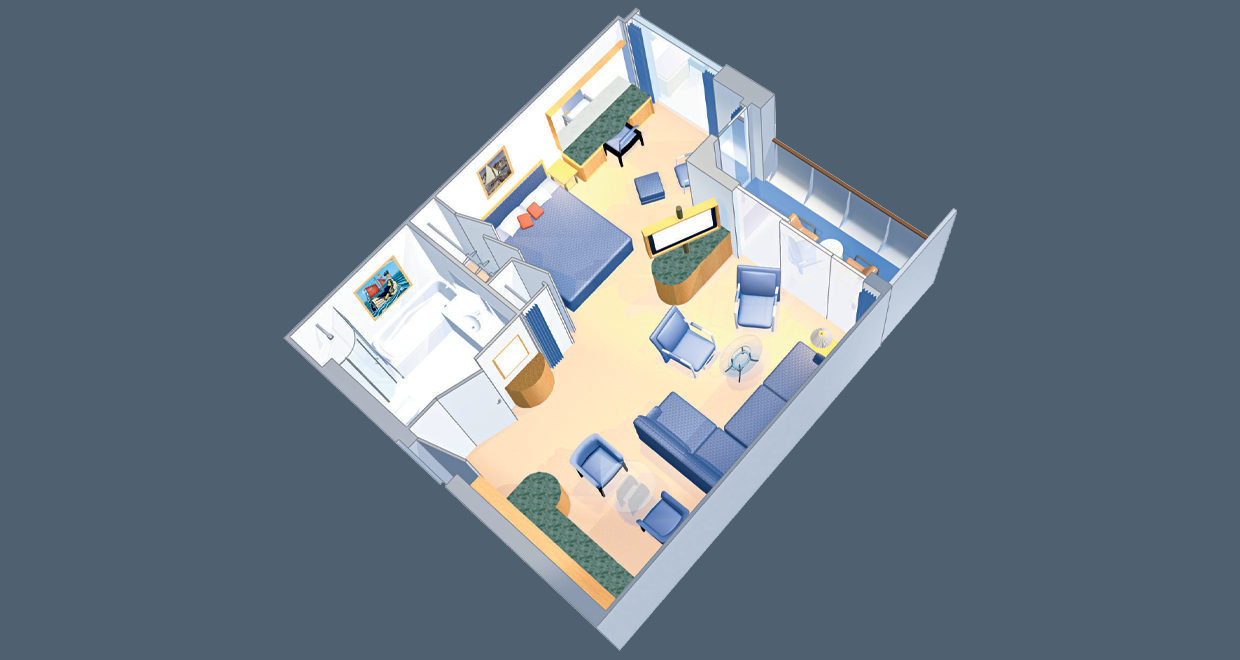Owner's Suite: Freedom Class | Voyager Class layout