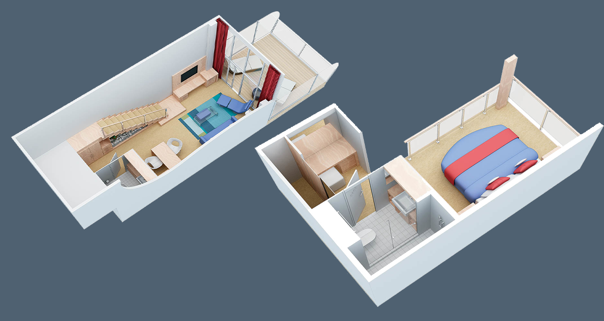 Star Loft Suite: Oasis Class layout