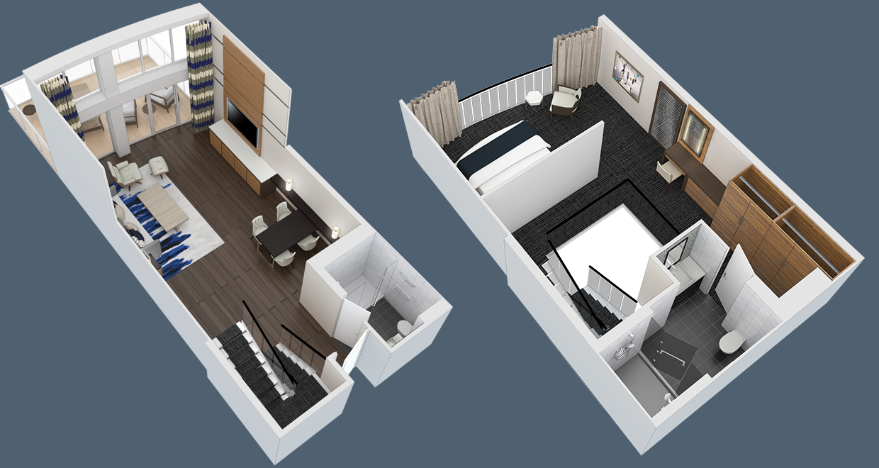 Loft Suite: Quantum Class layout