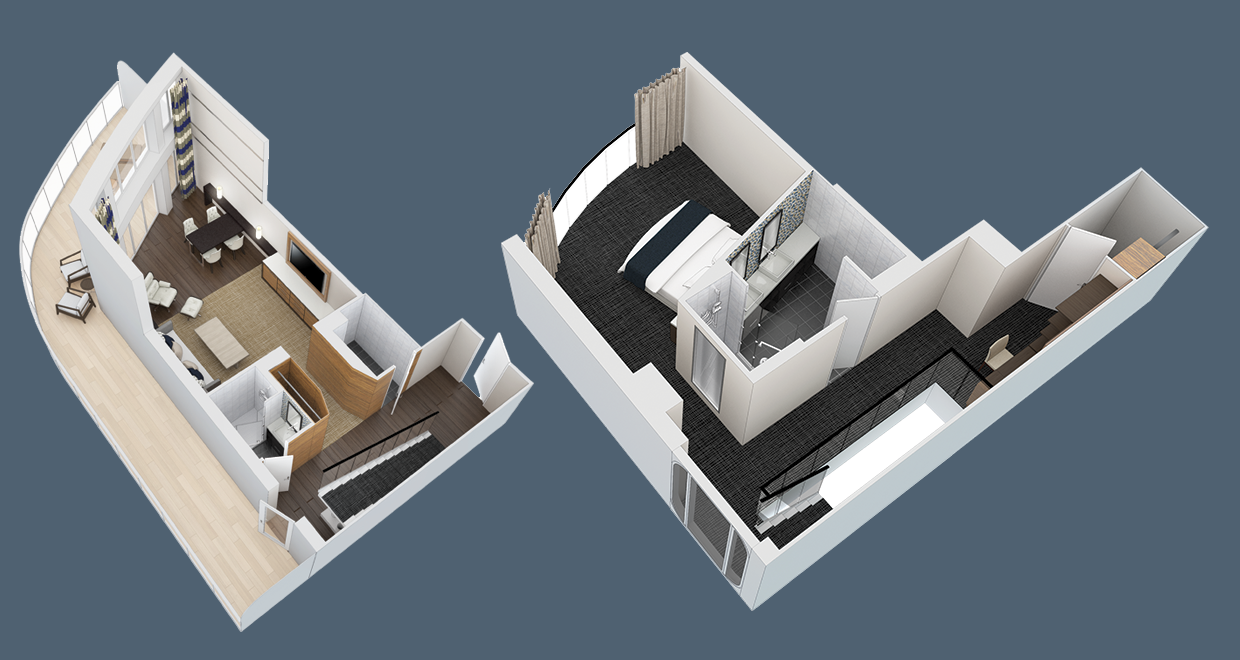 Owner's Loft Suite: Quantum Class layout