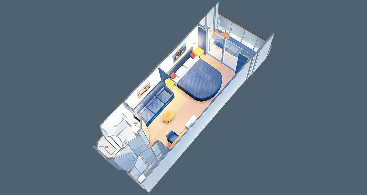 Balcony: Freedom Class | Radiance Class | Vision Class | Voyager Class layout