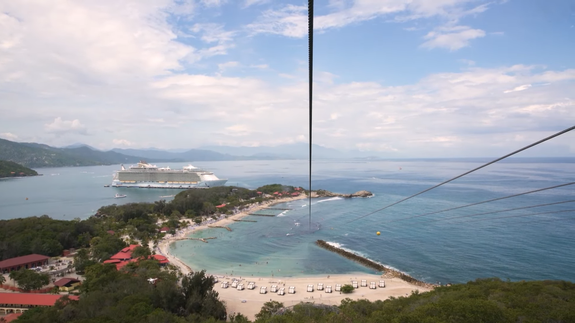Labadee view of the ocean